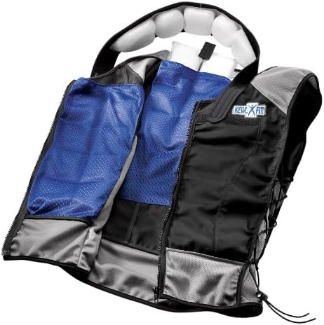 KewlFit Weight Management Vest, Black/Grey, Medium/Large