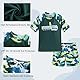 UV Shirt Baby Jungen 2-teiliges Kurzarm Badeshirt Mit Kinder Boardshorts Jungen UV Shutz Badeanzug Set 86 92/1-2 Jahre
