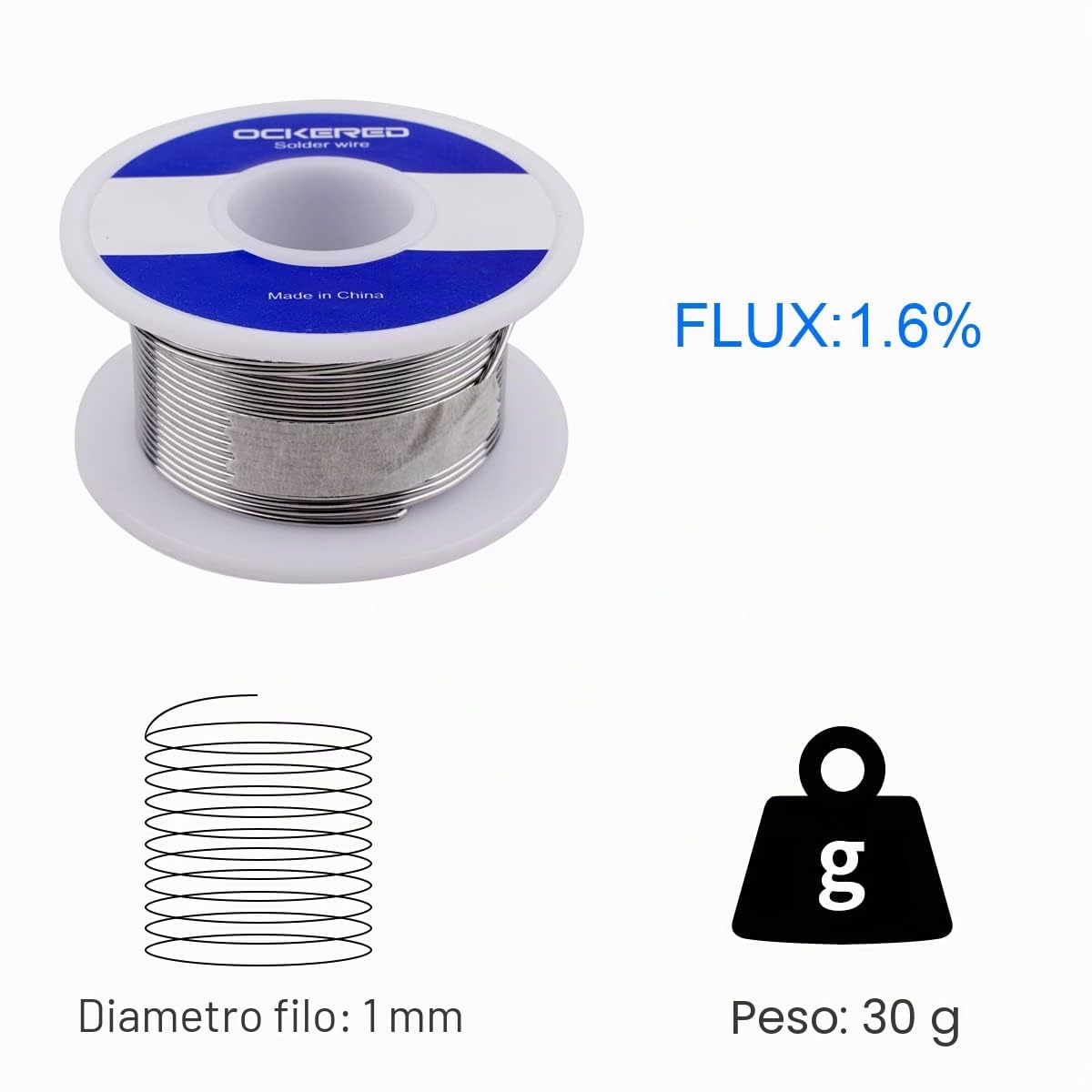 Stazione di saldatura 60 W 18 in 1, temperatura regolabile 220-480 °C, 5 punte, set saldatore