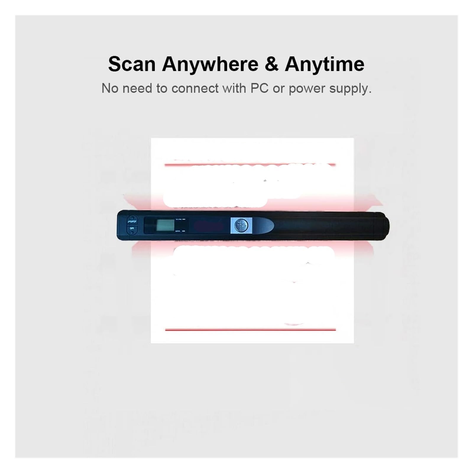 Scanner per documenti, Scanner for documenti portatile Mini scanner for for libri A4 for JPG e PDF