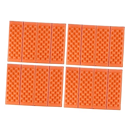 Yardwe Cushion Seat Pad for Camping 4pcs Folding Mats with Honeycomb Design Waterproof for Outdoor Activities
