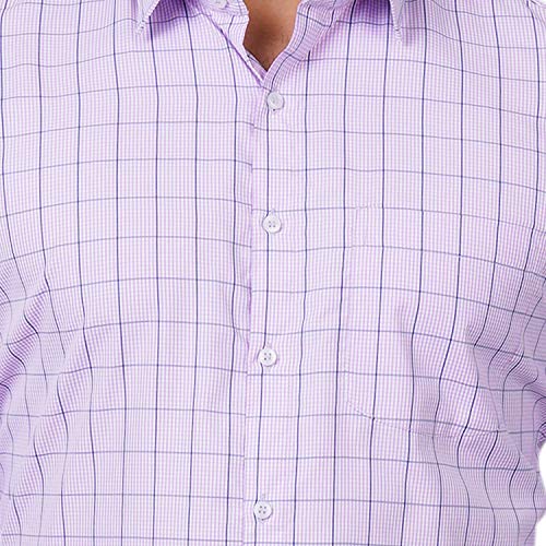 Image of Maharaja Polyester Checkered Office Wear Shirts for Men