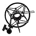 Black 22-24mm Microphone Shock Mount For Small Diameter Condenser Mic