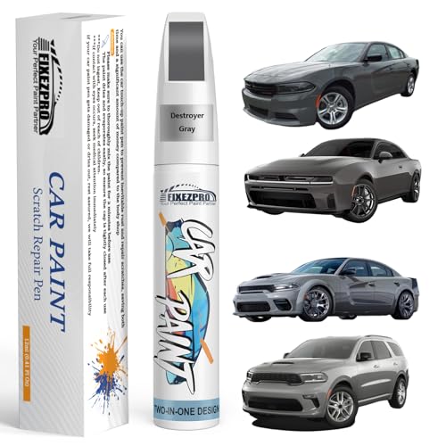 Image of Destroyer Gray(PDN) Touch Up Paint for Dodge, Exact Color Match Car Paint Scratch Repair Remover Pen Kit Fix Vehicle Chips and Automotive Nicks Scuff