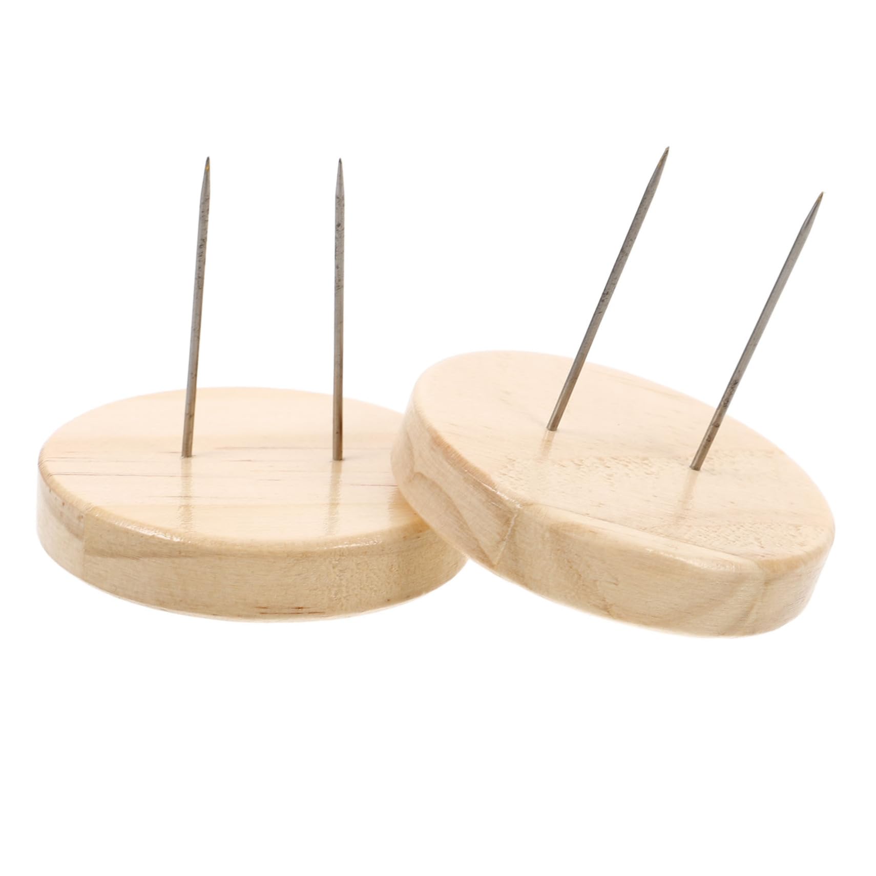 Alipis Wooden Display Stand for Dolls 2 Pack Perfect for Clay Dolls Crochet Display