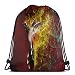 Produktbild ERTERT Hummingbird Wallpapers Gym Bag Wasserdichter Kordelzug Rucksack Unisex Leichte Cinch Sack Große Kapazität Fitness Sack Für Sport Gym Wandern Camping