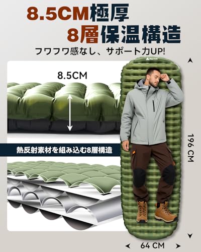 HIKENTURE 高R値6.2 エアーマット