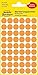 Produktbild AVERY Zweckform 3148 selbstklebende Markierungspunkte (Ø 12 mm, 270 Klebepunkte auf 5 Bogen, runde Aufkleber für Kalender, Planer und zum Basteln, Papier, matt) neonorange