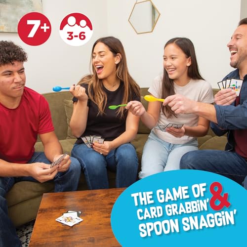 Image of Spoons in a Case Playing Card Games for Kids Deck of Cards Fun Family Games | Deck of Cards, Spoons Game, Multi-Player, Case Inc, Spoons Inc, Game Night, Travel Game