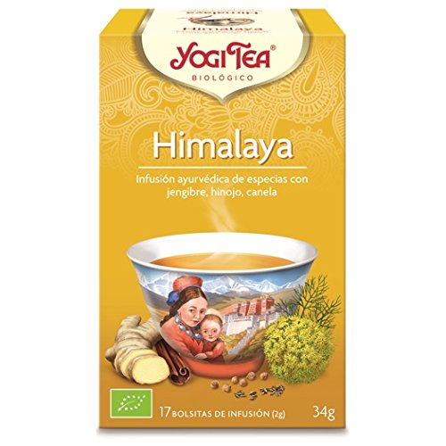 Yogi Tea Infusión de Hierbas Himalaya 17 bolsitas paquete de 3