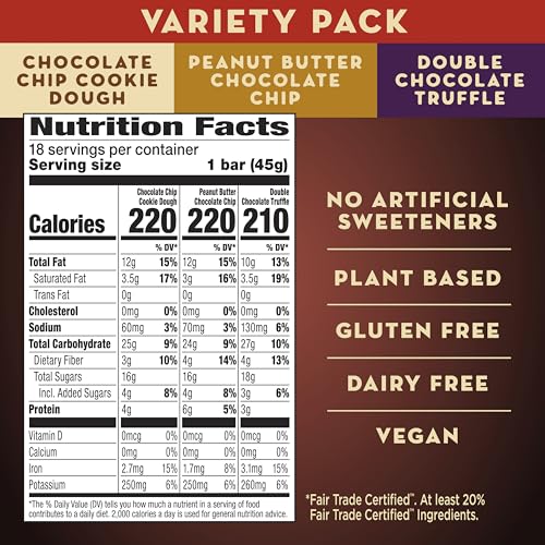 Image of Larabar Fruit and Nut Bars Variety Pack, Gluten Free and Vegan, 28.8 oz, 18 Ct
