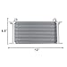 Auto Dynasty Universal Automotive Silver Aluminum 19-Row Engine & Transmission Oil Cooler