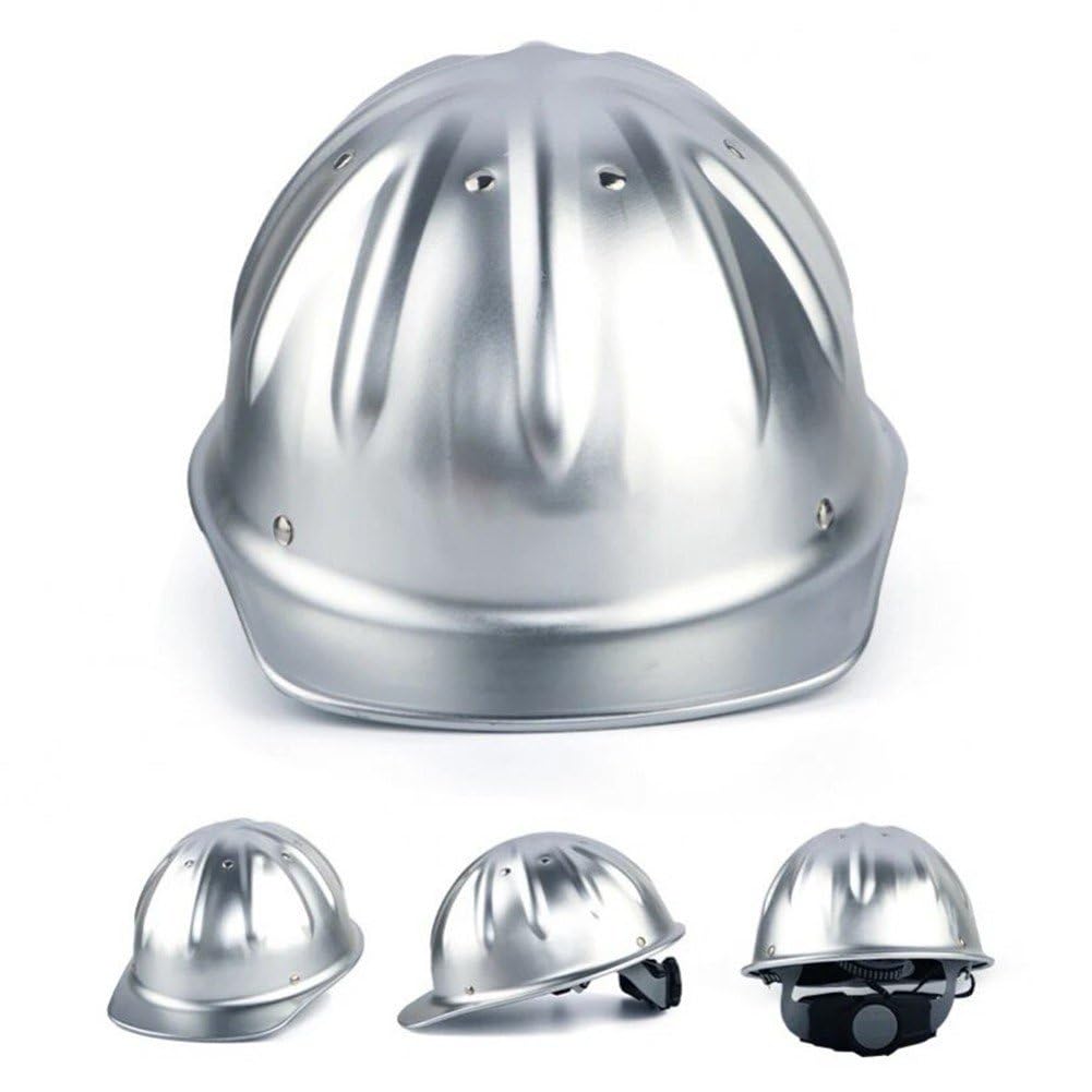Twardy kapelusz kask roboczy ze stopu aluminium o wysokiej wytrzymałości kask budowlany trwała ochrona kask ochronny dla pracownika