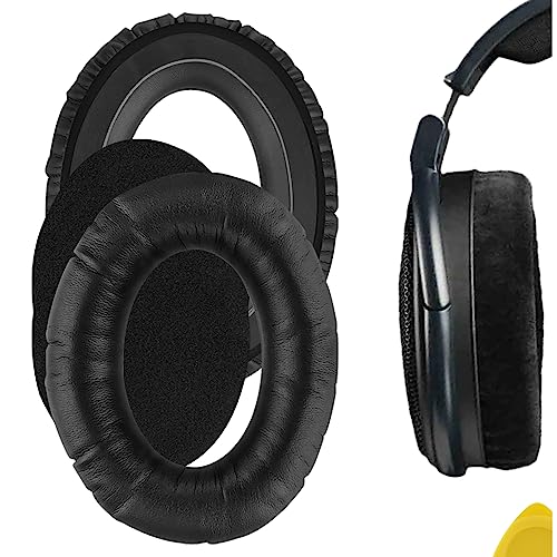 Almohadillas de repuesto Geekria para auriculares Sennheiser HD525, HD535, HD545, HD565, HD580, HD600, HD650, HD660S, HD6XX, HD58X (Negro) miniatura 1