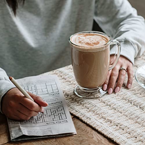 Libbey Kona Glass Coffee Mugs, 16-Ounce, Set Of 6 #TOP2