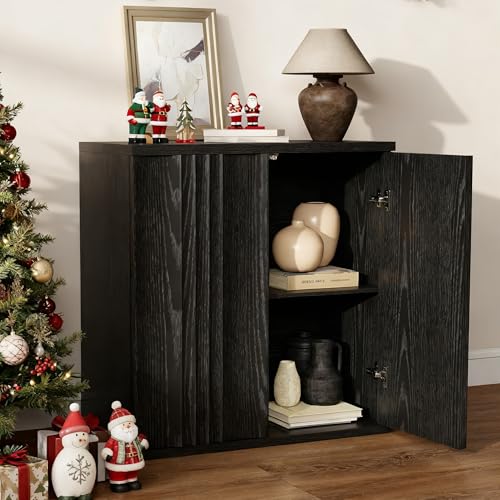 LVSOMT Cómoda Madera 85 cm Alto Aparador