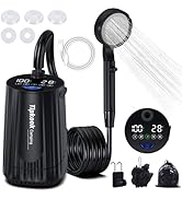 Amazon | ポータブルシャワー【新バージョン·USB充電式 10000mAh