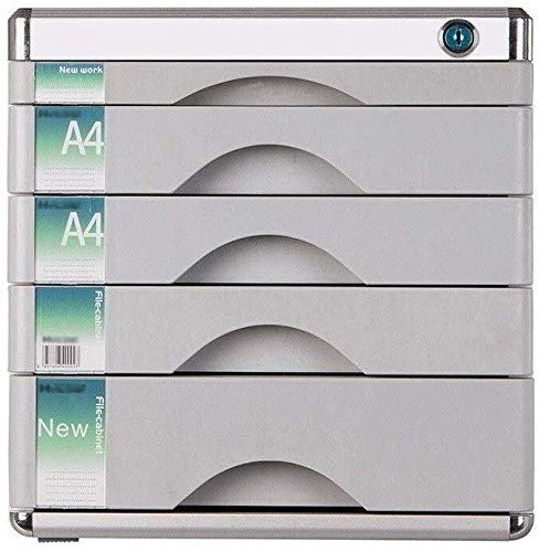 Touch downOffice cabinet File Cabinet Lockable Aluminum Alloy Data Office Storage Drawer Confidentiality Lock Desktop Organizer Comfortable Pull-in Design (30X36X30.5CM) File rack