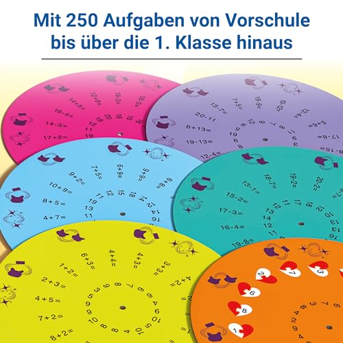 Ravensburger 24970 - Mathe-Galaxie - Lernspiel für Kinder, Rechenspiel für Kinder von 6-9 Jahren, für 1-4 Spieler, Zahlenraum 1-20, Plus und Minus