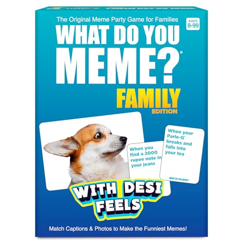 What Do You Meme? Desi Feels - Hilarious Family Party Game, Match ...