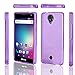 BLU R1 HD Case,[3 Pack] Teayoha [Black][Clear][Purple] Soft TPU Case for BLU R1 HD