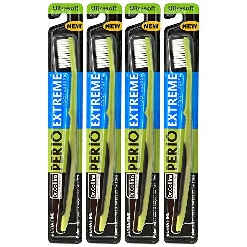Dr. Collins Perio Extreme Toothbrush (Colors Vary) (Pack of 4)