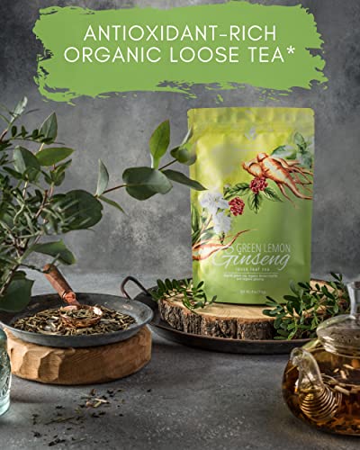 Gardenika Organic Ginseng Green Loose Leaf Tea thumb #2