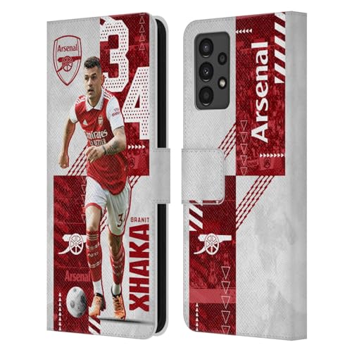 Protégez votre Samsung Galaxy A13 avec l'étui portefeuille Arsenal FC Granit Xhaka