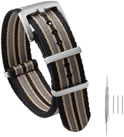 Watchdives - Nylon Watch Band 18mm, 20mm, 22mm, Multicolor, for Men and Women