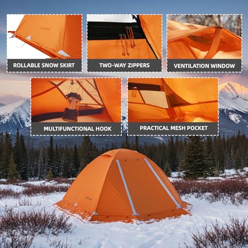 Clostnature 1/2 Person 4 Season Tent