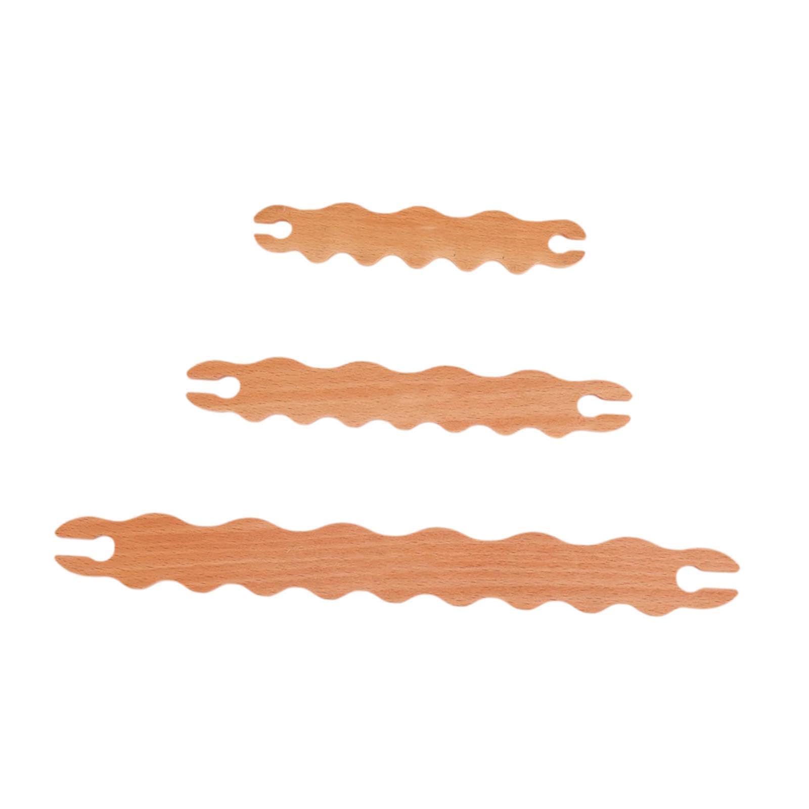 ATORSE 3X Wood Hand Loom Stick Weaving Tool for Rug Making Making Sweaters Tapestry-image-46