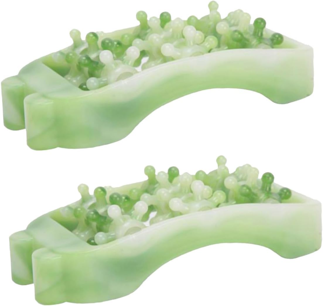 TOYANDONA 2pcs Foot Roller Massage Tool Ergonomic Plastic Feet Relaxation Rollers for Sole Fatigue Relief and Deep Tissue Massage