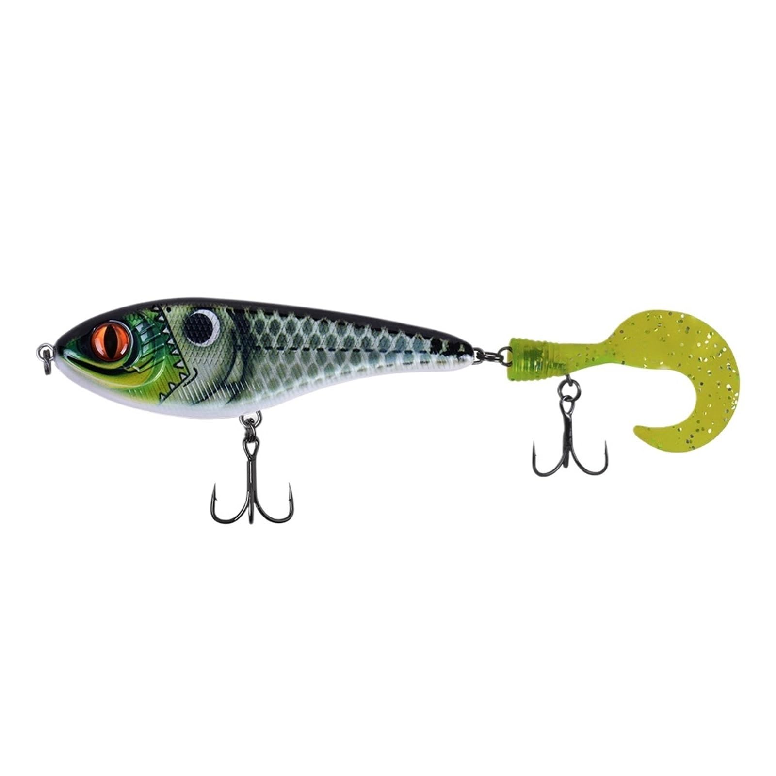 Leurre de pêche à coulage Lent, appât Artificiel idéal for la au Bar, brochet, maskinongé, capucin, aux asticots, 120mm, 49g