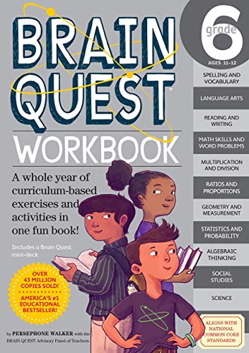 Image of Brain Quest Workbook: Grade 6 by Persephone Walker (5-May-2015) Paperback