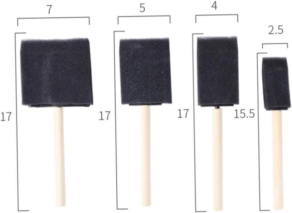 27Pcs Painting Sponge Brush Set Includes Mushroom Sponges Black Sponges Doodle Tools for Creative Art Projects and Preschool Activities