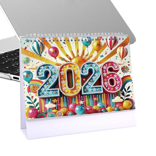 Kalender 2026 – ädelstenmotiv bordsplanerare | Månadsplanerare för resor skola personliga mål familjeplanering mötesplanering från januari till december 2026