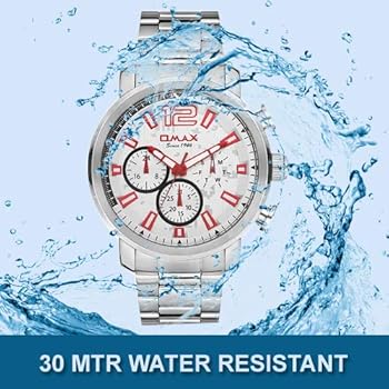 Omax Analog Multifunction White Dial Men s Watch - GX16P36R