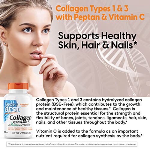 Doctor's Best Collagen Types 1 & 3 with Vitamin C #TOP29