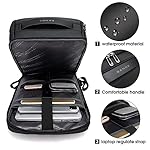 BANGE Business Smart Backpack Waterproof fit 15.6 Inch Laptop Backpack with USB Charging Port,Travel Durable Backpack - Image 4