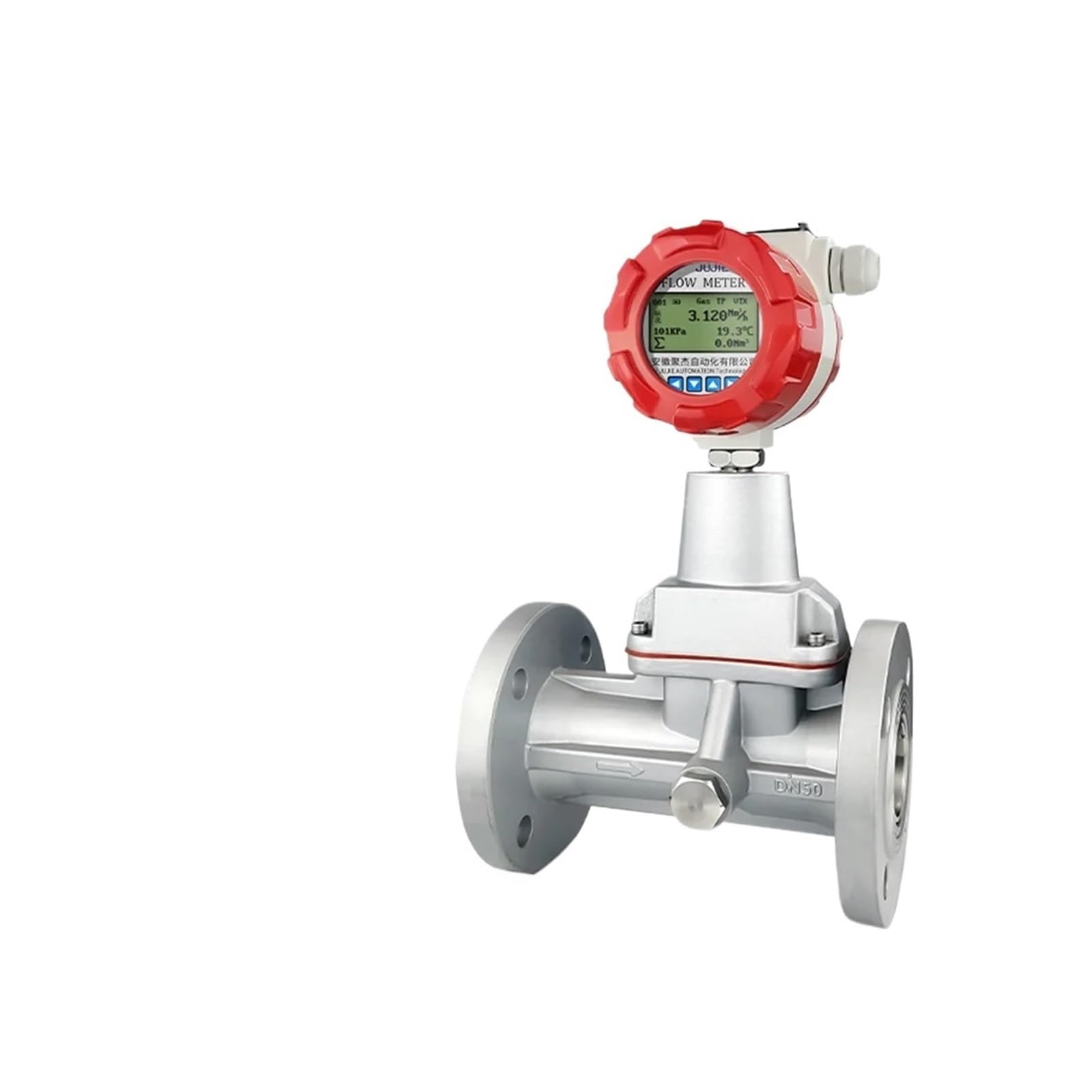 BALYDLUL Gas Flow Meter Flowmeter 4-20mA RS485 Precession Vortex Flowmeter(DN40)