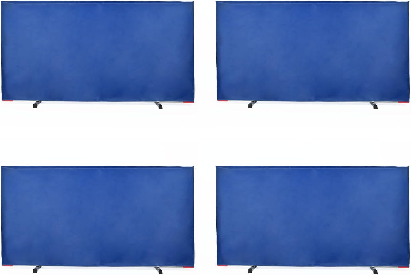 4 Pack Pickleball Barrier - Reusable Portable Ball Barrier Net & Table Tennis Training Barrier for Effortless Ball Retrieval, Court Surround & Home Practice