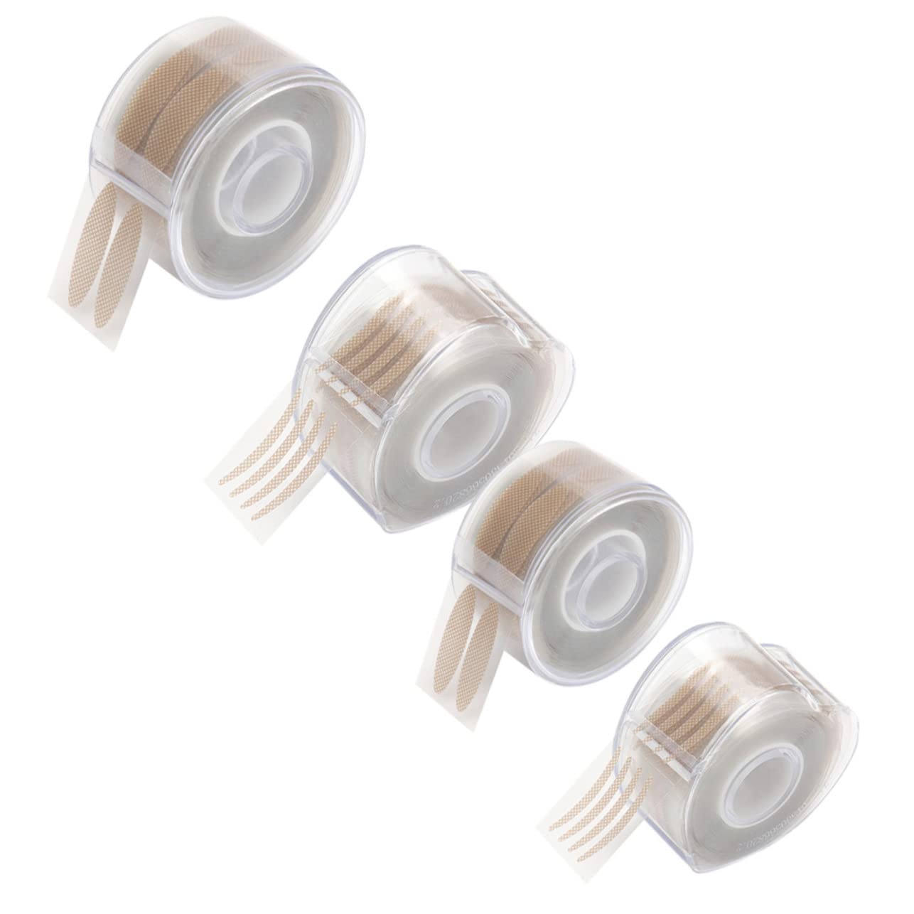 Beatifufu Double Strips Adhesive Eyelid Tape Comfortable and Discreet 600 Sheets Per Roll