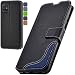 Produktbild elephones Handyhülle für Samsung Galaxy A51 Hülle mit RFID-Schutz aus PU Leder Samsung Galaxy A51 Schutzhülle Flip Case Klapphülle Handytasche Samsung A51 Schwarz