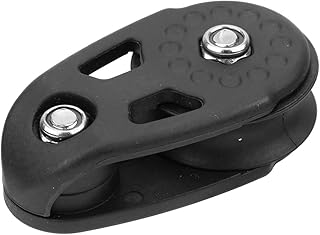 Canoe Pulley Block Sheave, Anti Rust Marine Single Pulley Block Sheave Plastic Quick Release for Kayak Canoe Marine