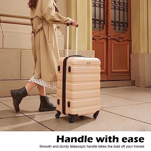 Coolife Luggage Carry On Suitcase Spinner Hardshell Lightweight TSA Lock by Coolife - Image 2
