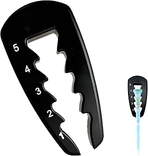 1 Pcs Golf Tee Height Setter,Tee Height Tool,Golf Tee Height Tool,Golf Training Aid Precision Tee Height Setter,Tool Height Measuring Device Lightweight Swing Training Aid