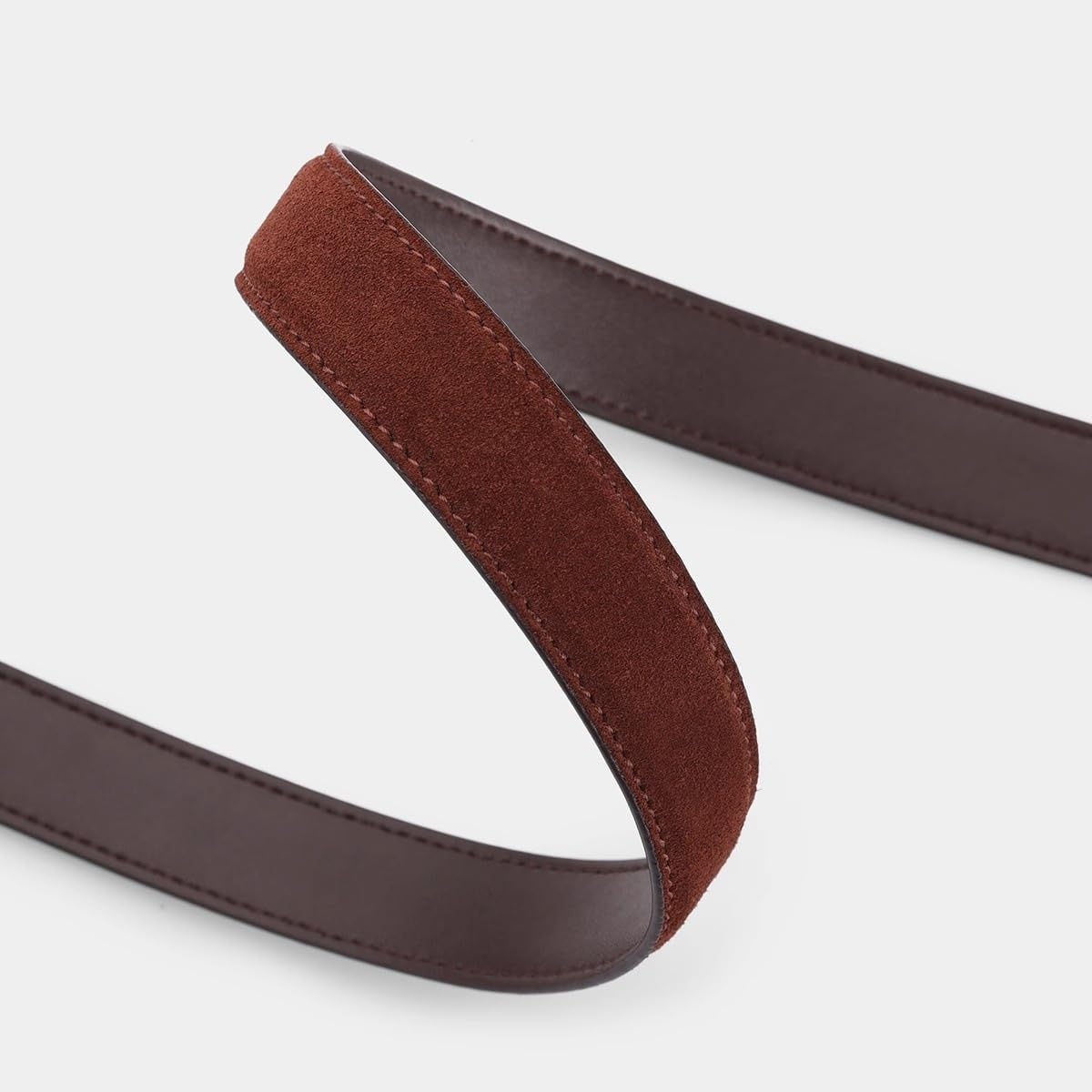 Retro Needle Buckle Suede Cowhide Belt Women's Genuine Leather Decoration And Pants