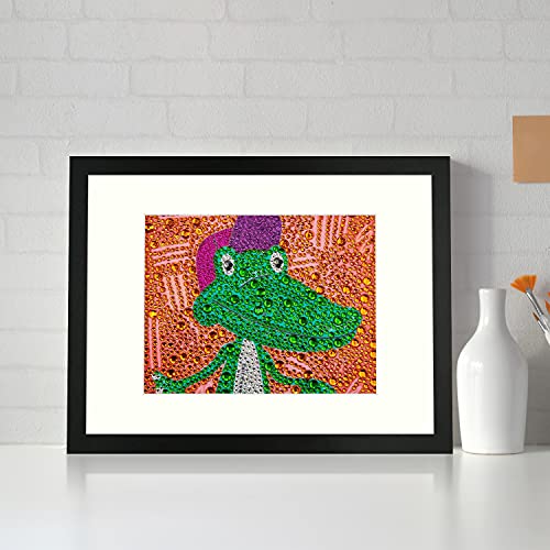 Frametory 12X16 Picture Frame, Displays Picture 8.5X11 With Mat Or 12X16 Without Mat, For Poster Print Diamond Painting Wall Frame - Wide Molding (12X16, Black) #TOP4