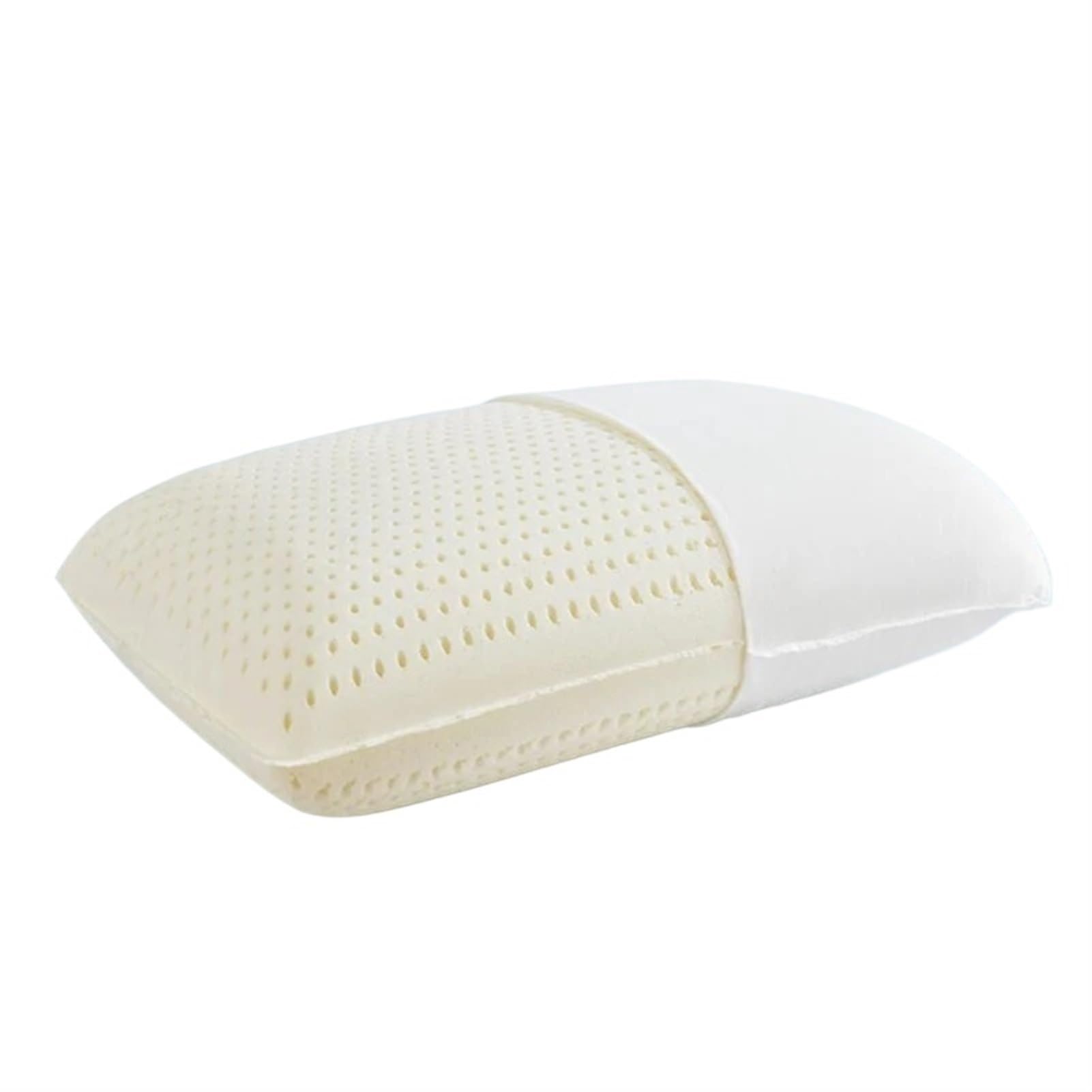 LUKYWANG Latex Pillow Latex Pillow with Covers Helps Relieve Pressure, Sleeping Support, Back and Side Sleepers Cervical Pillow Latex Orthopedic Pillow(Color B 1 Pieces,60x40cm 50D)