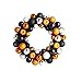 Jusdreen 16" Halloween Wreath Ball Ornaments Shatterproof Front Door Window Hanging Christmas Decorations Balls